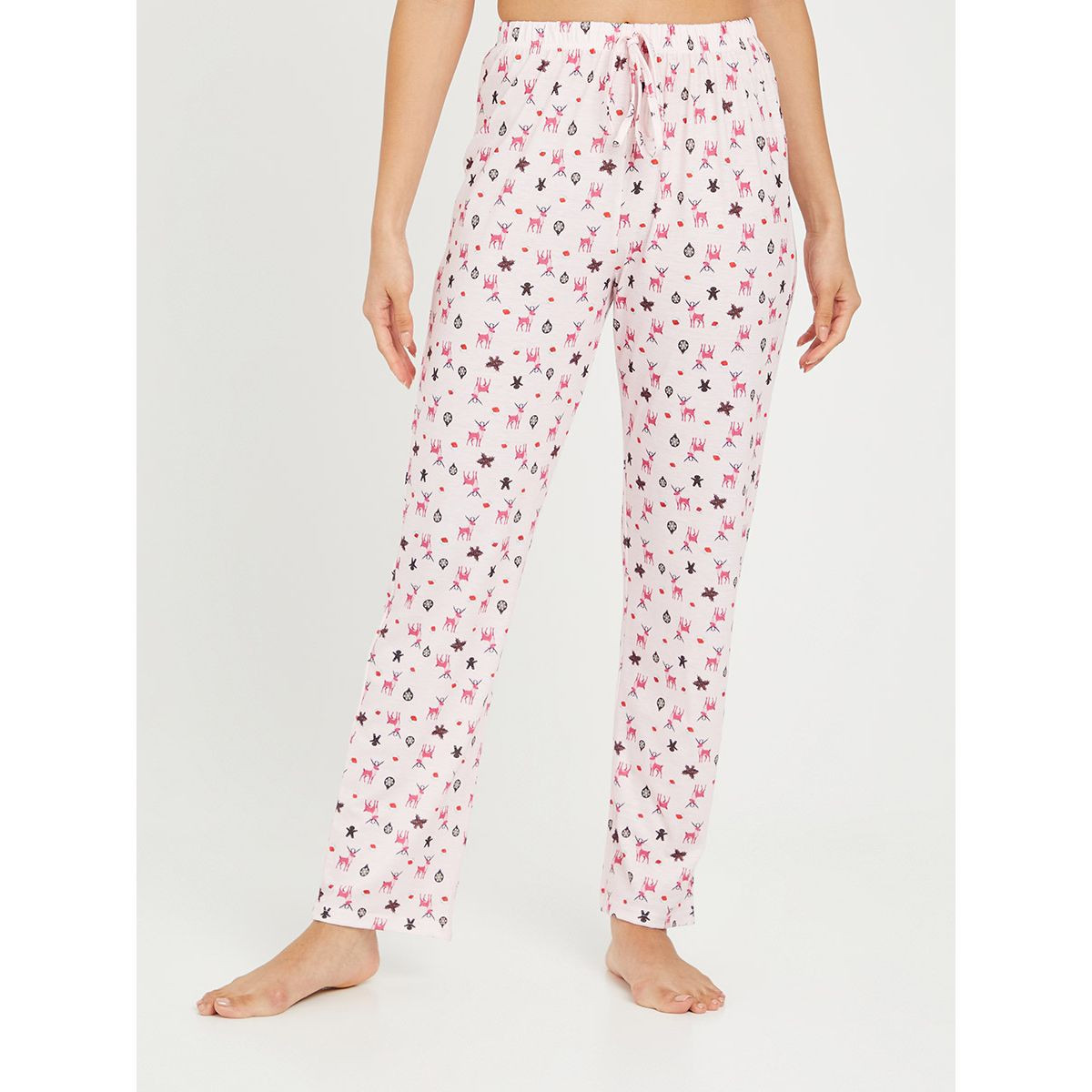 طقم بيجاما من ( تيشيرت + بنطال ) من ستايلي-women-clothing-nightwear-pyjamas-longsets-image-4