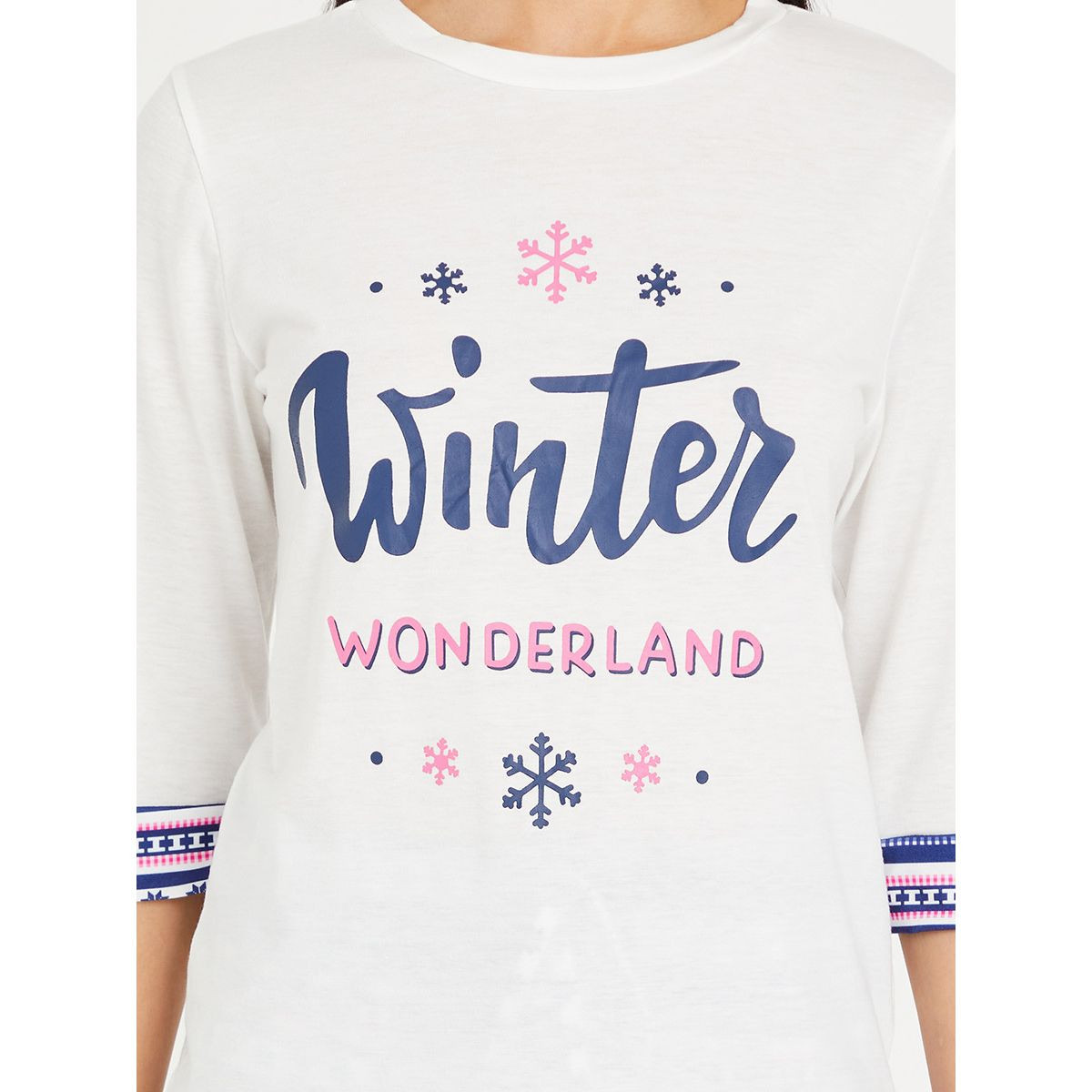 طقم بيجاما من ( تيشيرت + بنطال ) من ستايلي-women-clothing-nightwear-pyjamas-longsets-image-3
