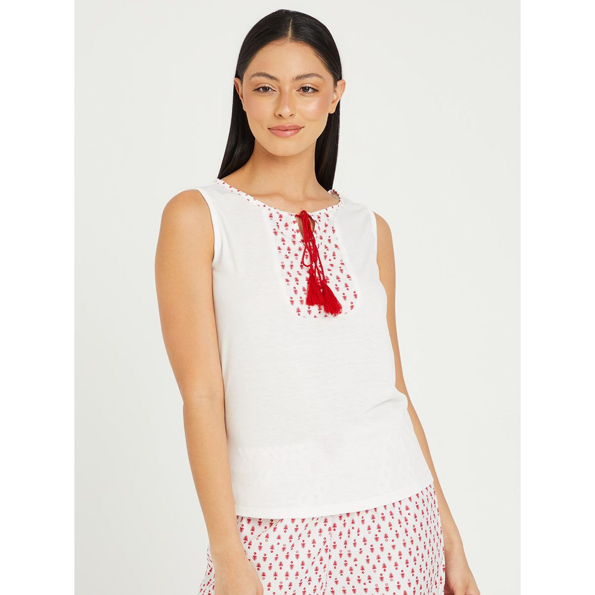 طقم بيجاما من ( بلوزة + بنطال + روب ) من ستايلي-women-clothing-nightwear-pyjamas-longsets-image-4