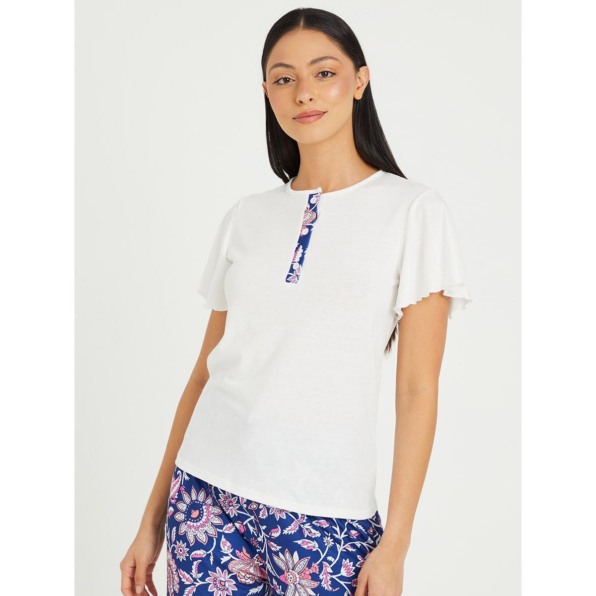 طقم بيجاما من ( بلوزة + بنطال + روب ) من ستايلي-women-clothing-nightwear-pyjamas-longsets-image-3