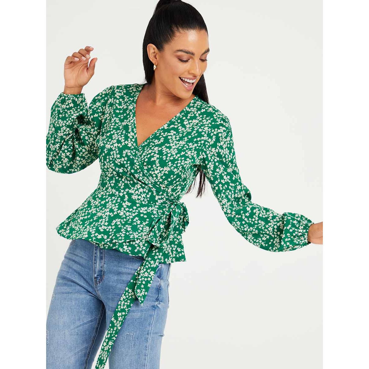بلوزة باكمام طويلة من ستايلي-women-clothing-shirtsandblouses-blouses-image-1