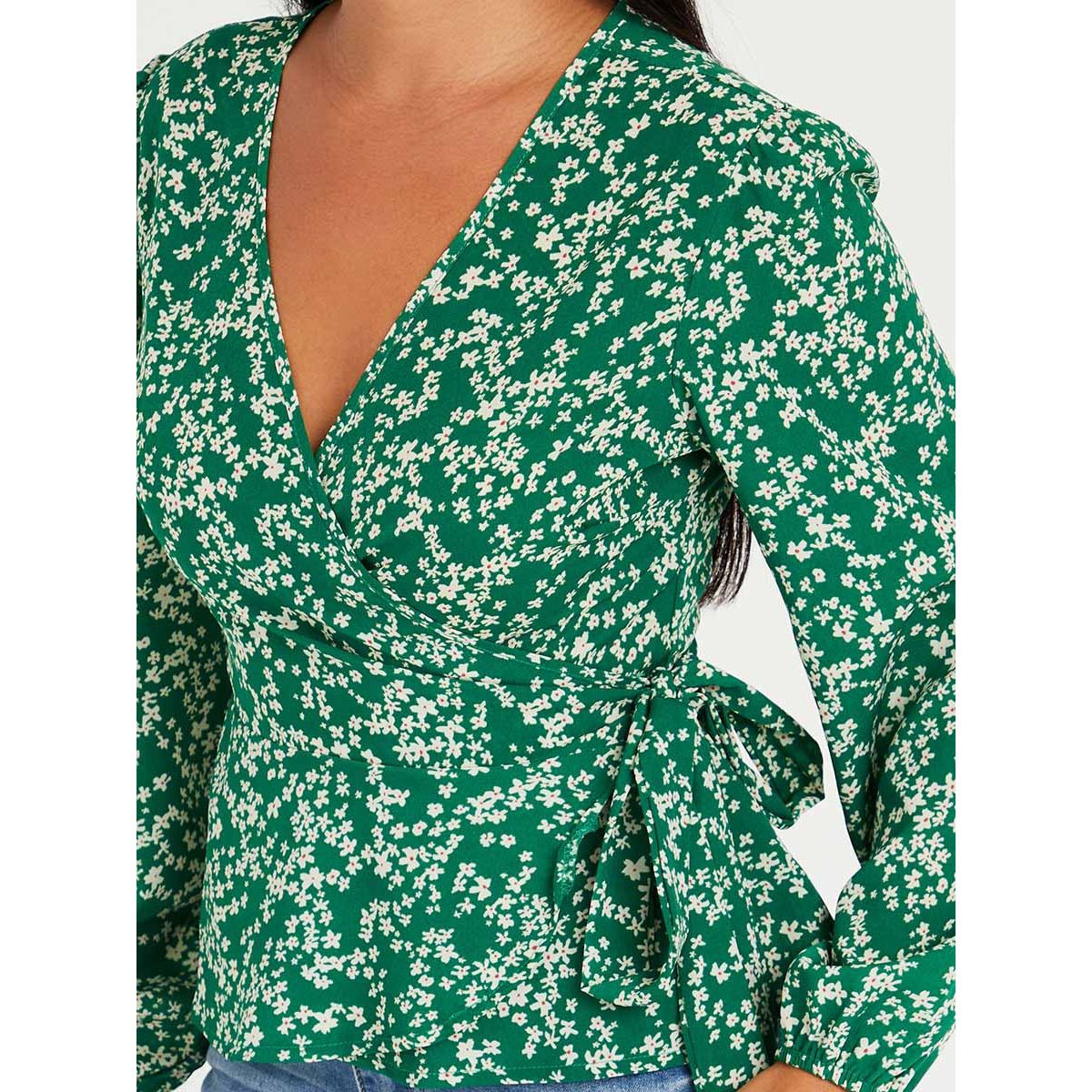 Styli Long Sleeves Floral Print Wrap Top-women-clothing-shirtsandblouses-blouses-image-4
