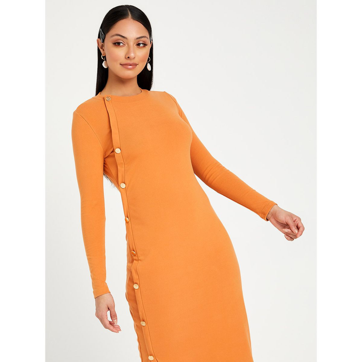 فستان طويل باكمام طويلة من ستايلي-women-clothing-dresses-image-2