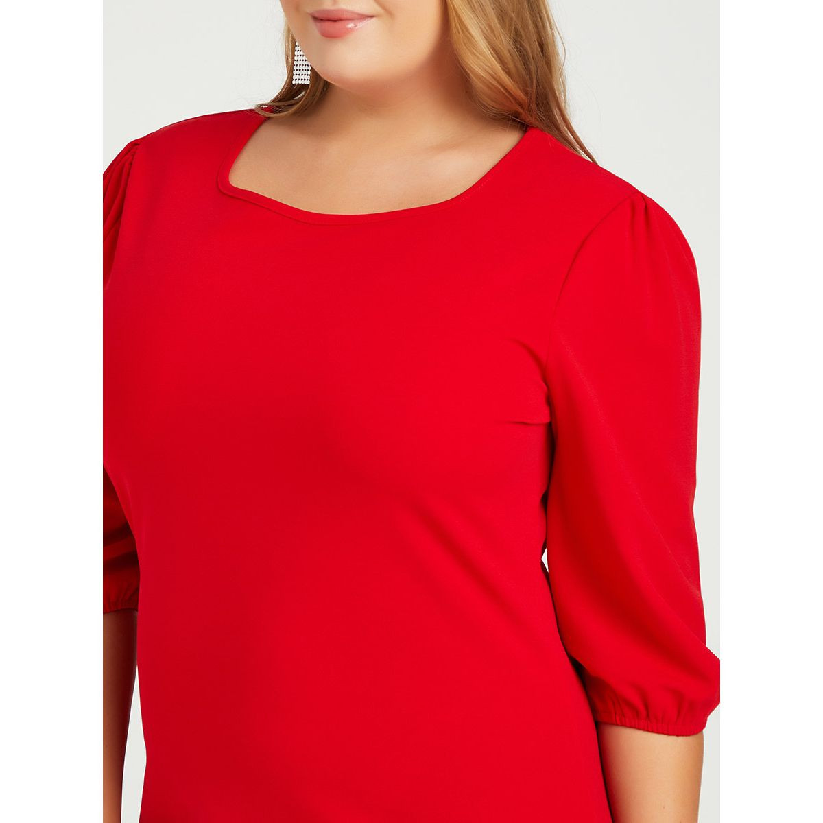 فستان بياقة واسعة واكمام بأساور من ستايلي-women-clothing-dresses-image-3