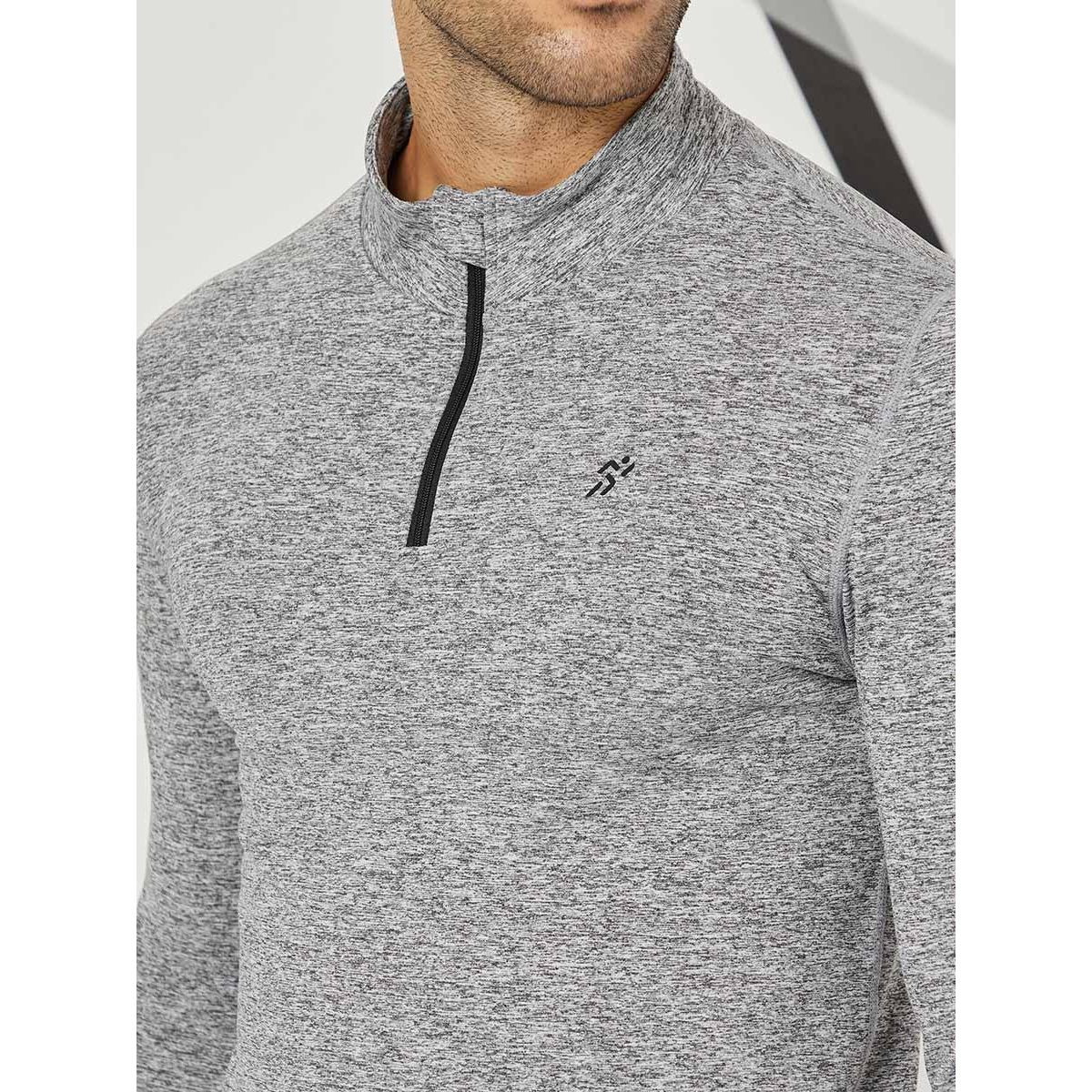 Styli Half Zip Detail Active Top-men-clothing-sportswearandactivewear-tshirtsandpolos-image-3