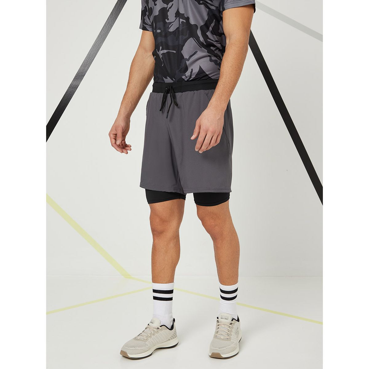 شورت رياضي للتدريب سريع الجفاف من ستايلي-sports-men-clothing-bottoms-image-3
