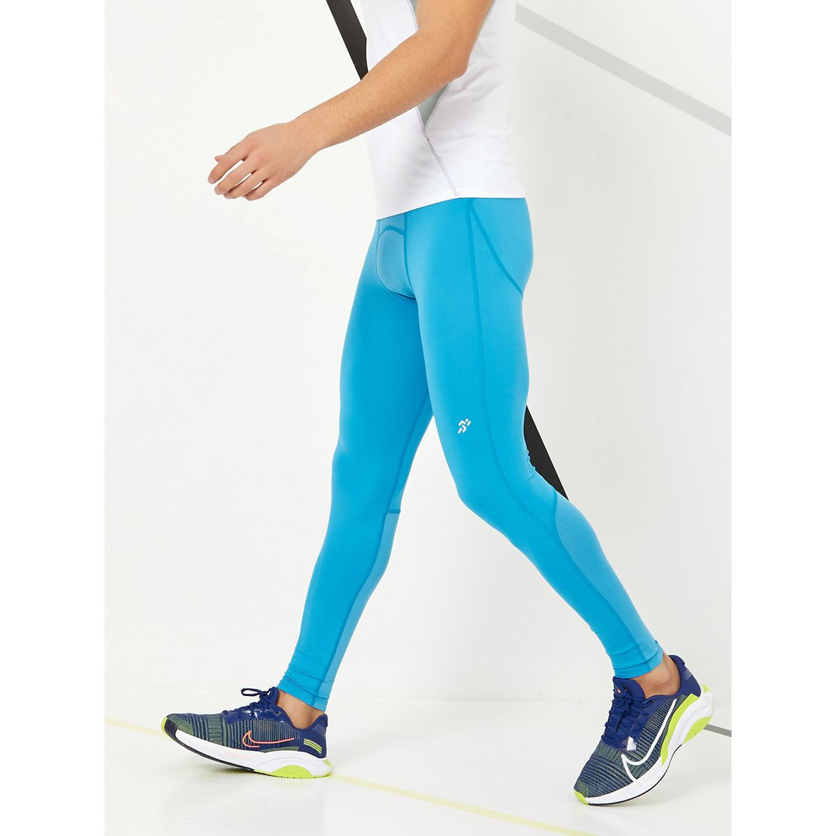 Styli Solid Compression Pants-sports-men-clothing-bottoms-image-1