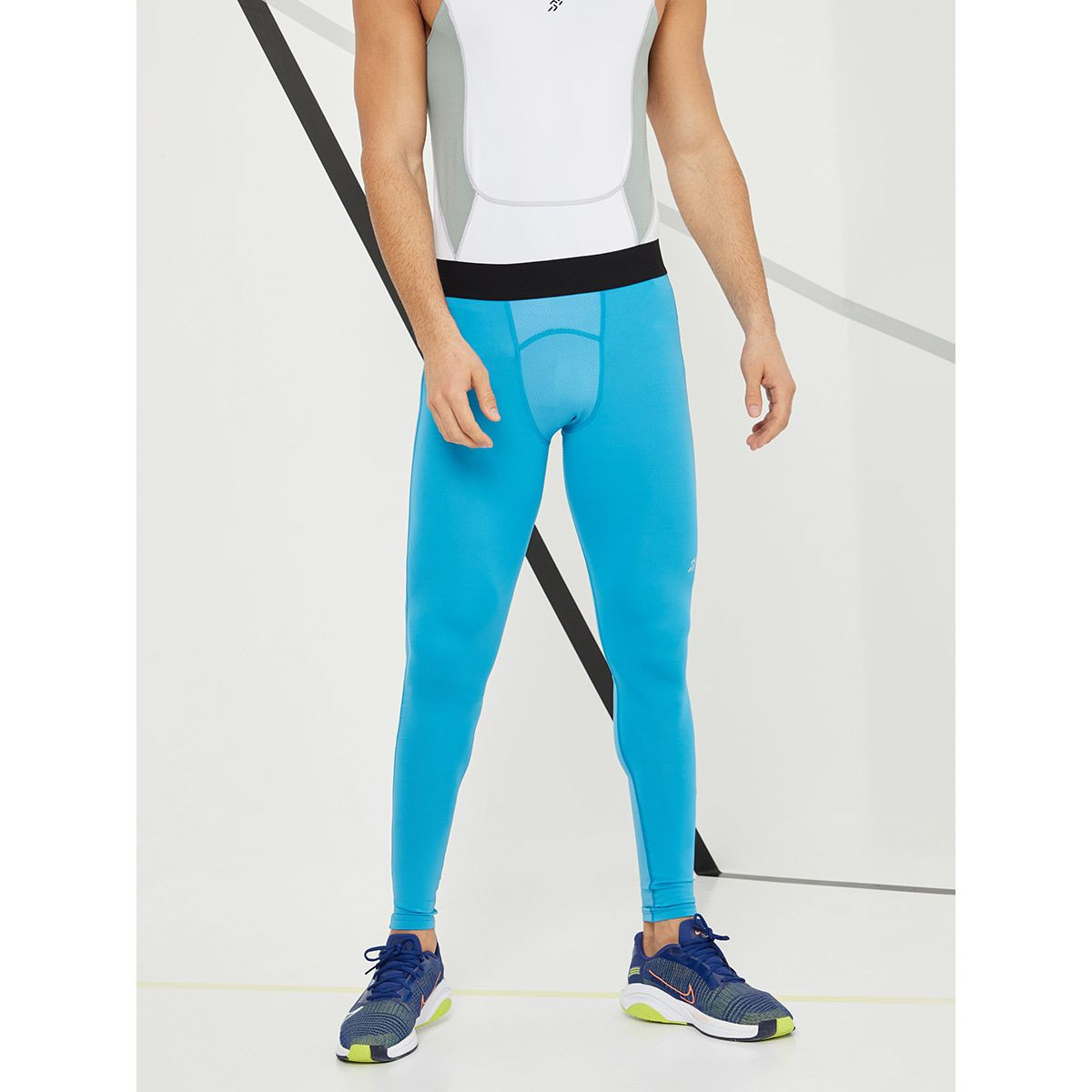 Styli Solid Compression Pants-sports-men-clothing-bottoms-image-3