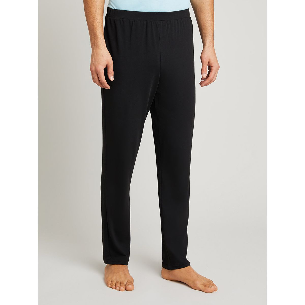 Styli Plain Regular Fit T-shirt and Lounge Pants Set-men-clothing-nightwear-sets-image-4