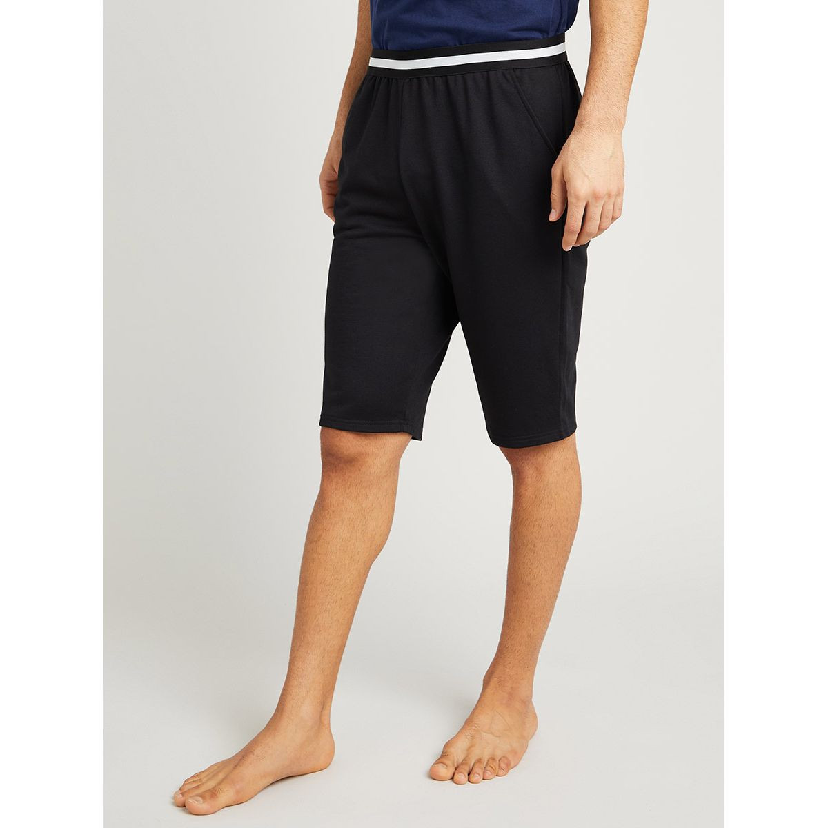Styli Striped Waistband Loopback Lounge Shorts-men-clothing-nightwear-pyjamaandshorts-image-3