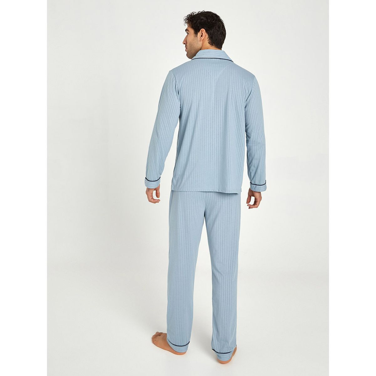 طقم بيجاما من ( قميص + بنطال )-men-clothing-nightwear-sets-image-5
