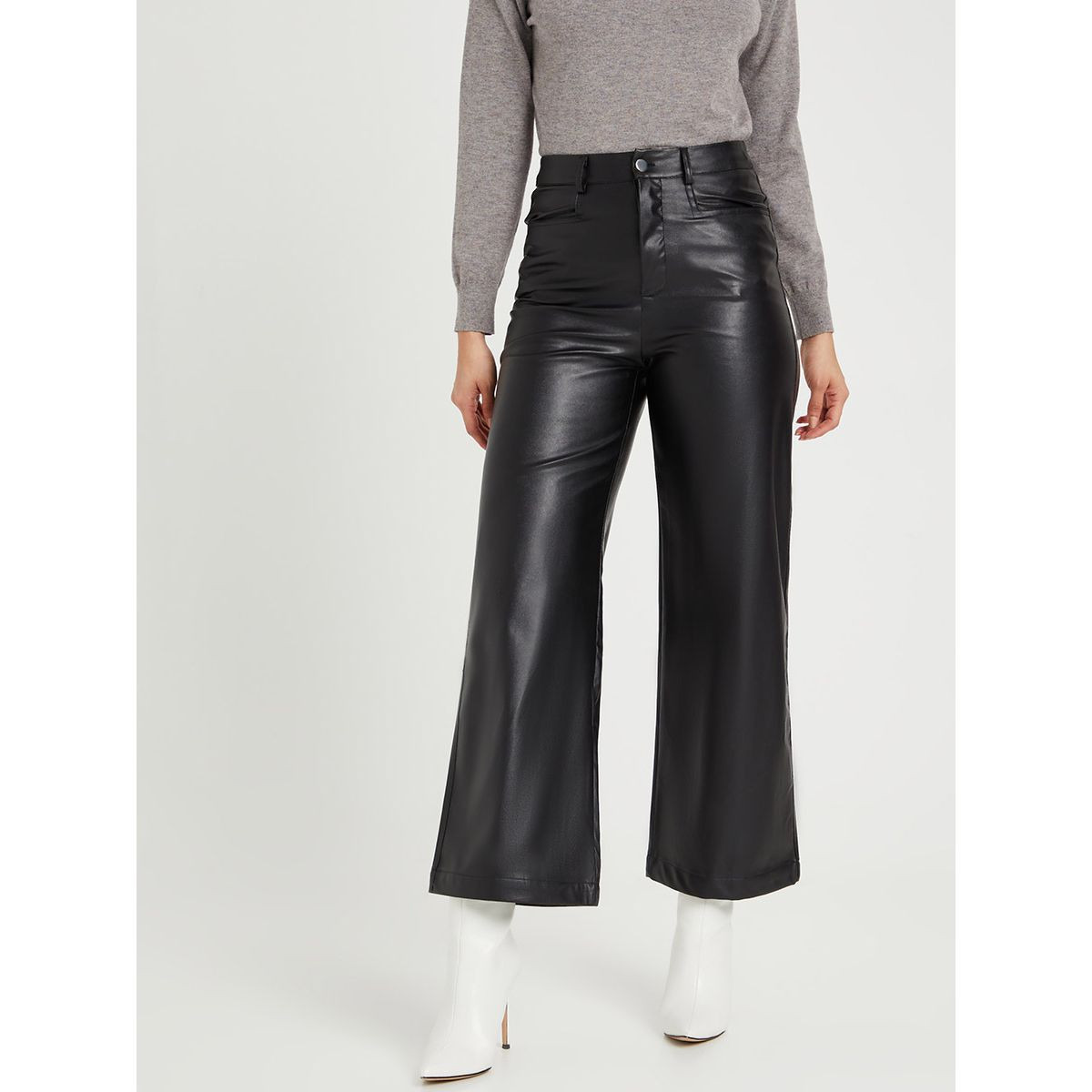 بنطال بقصة واسعة مع فتحات حزام من ستايلي-women-clothing-bottoms-trousers-image-1