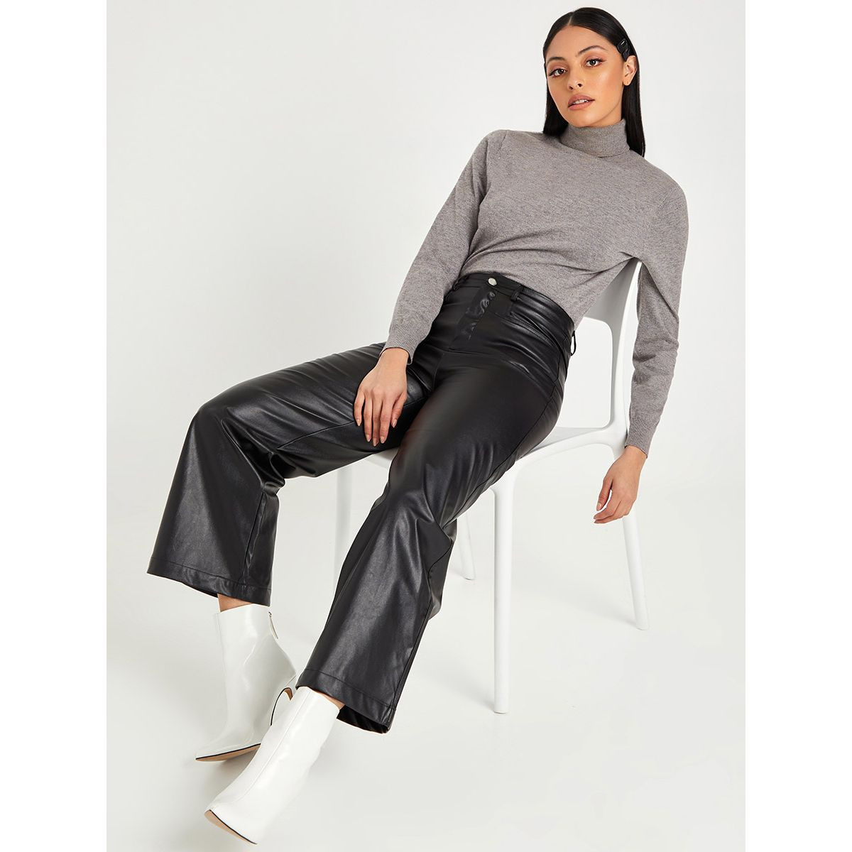 بنطال بقصة واسعة مع فتحات حزام من ستايلي-women-clothing-bottoms-trousers-image-5