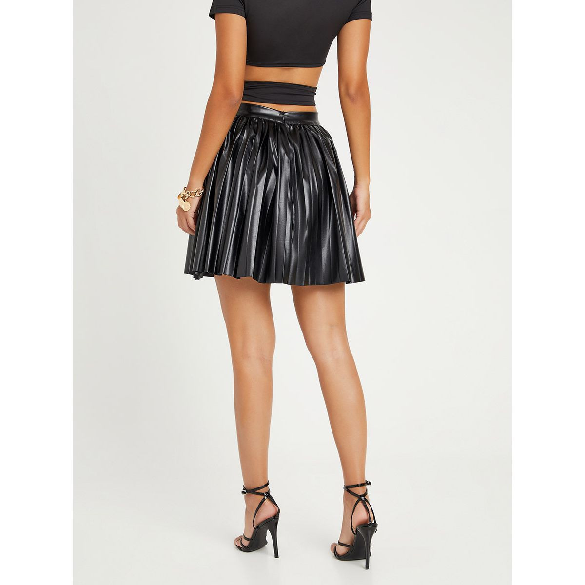 تنورة قصيرة بكسرات من ستايلي-women-clothing-bottoms-skirts-image-5