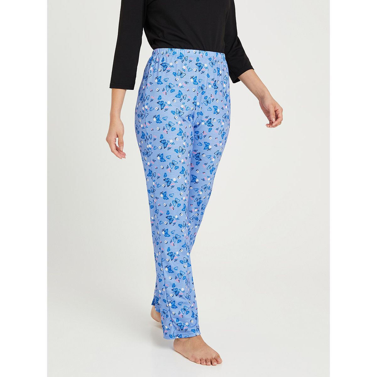 طقم بيجاما من ( تيشيرت + بنطال ) من ستايلي-women-clothing-nightwear-pyjamas-longsets-image-4