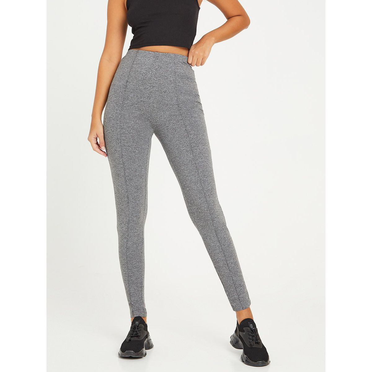 ليقنز مزين بحزوز من ستايلي-women-clothing-bottoms-leggings-image-1