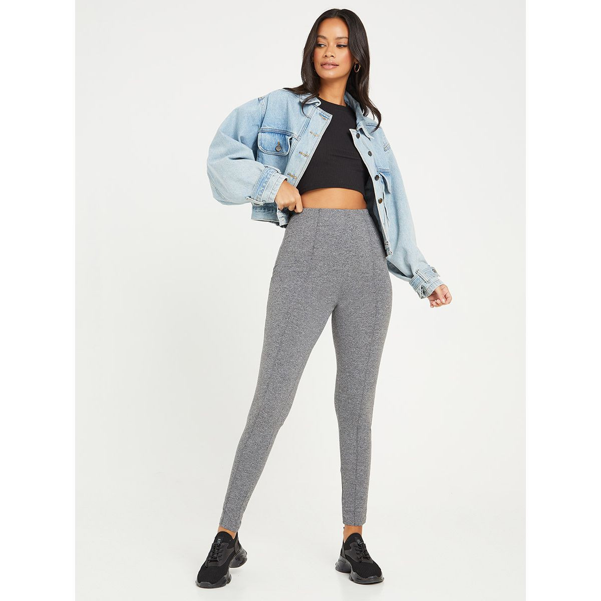 ليقنز مزين بحزوز من ستايلي-women-clothing-bottoms-leggings-image-2