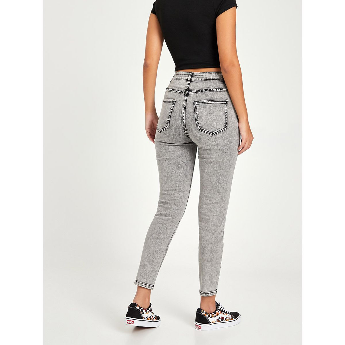 جينز سكيني بخصر عالي من ستايلي-women-clothing-bottoms-jeans-image-4