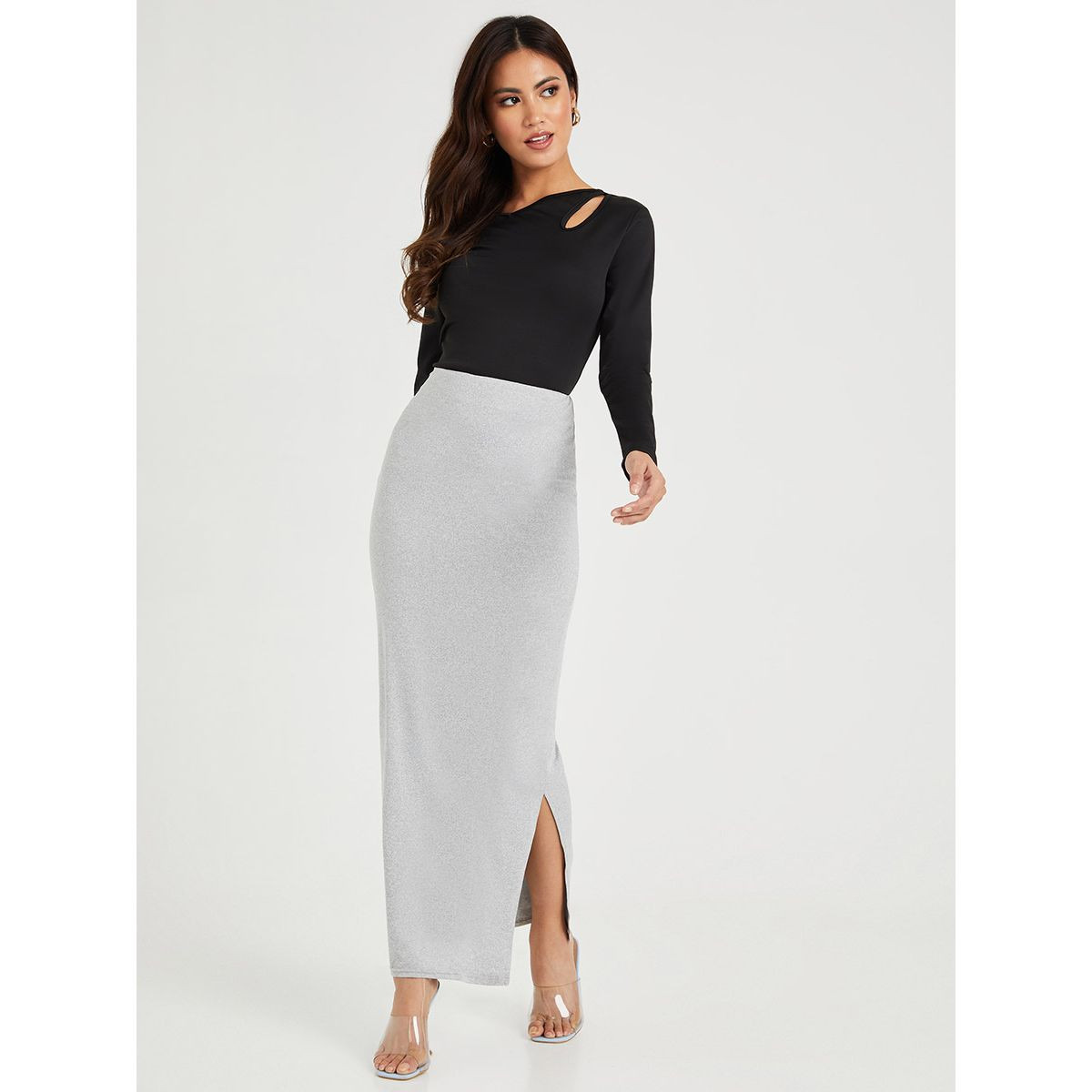 Styli Long Sleeves Cut-Out Shoulder Detail Knit Top-women-clothing-shirtsandblouses-blouses-image-6