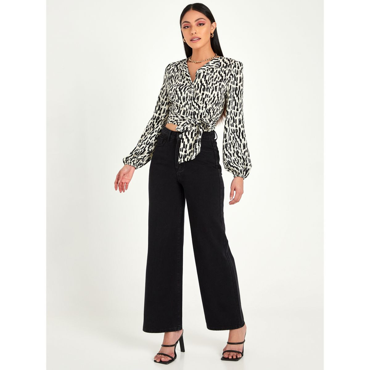 Styli High Rise Wide Leg Jeans with Belt Loops-women-clothing-bottoms-jeans-image-2