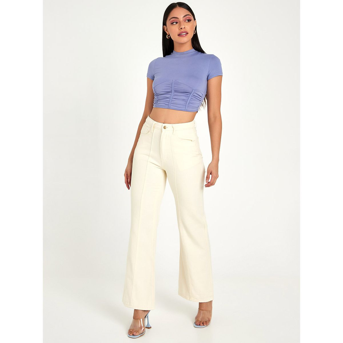 Styli High Rise Wide Leg Panelled Jeans-women-clothing-bottoms-jeans-image-2