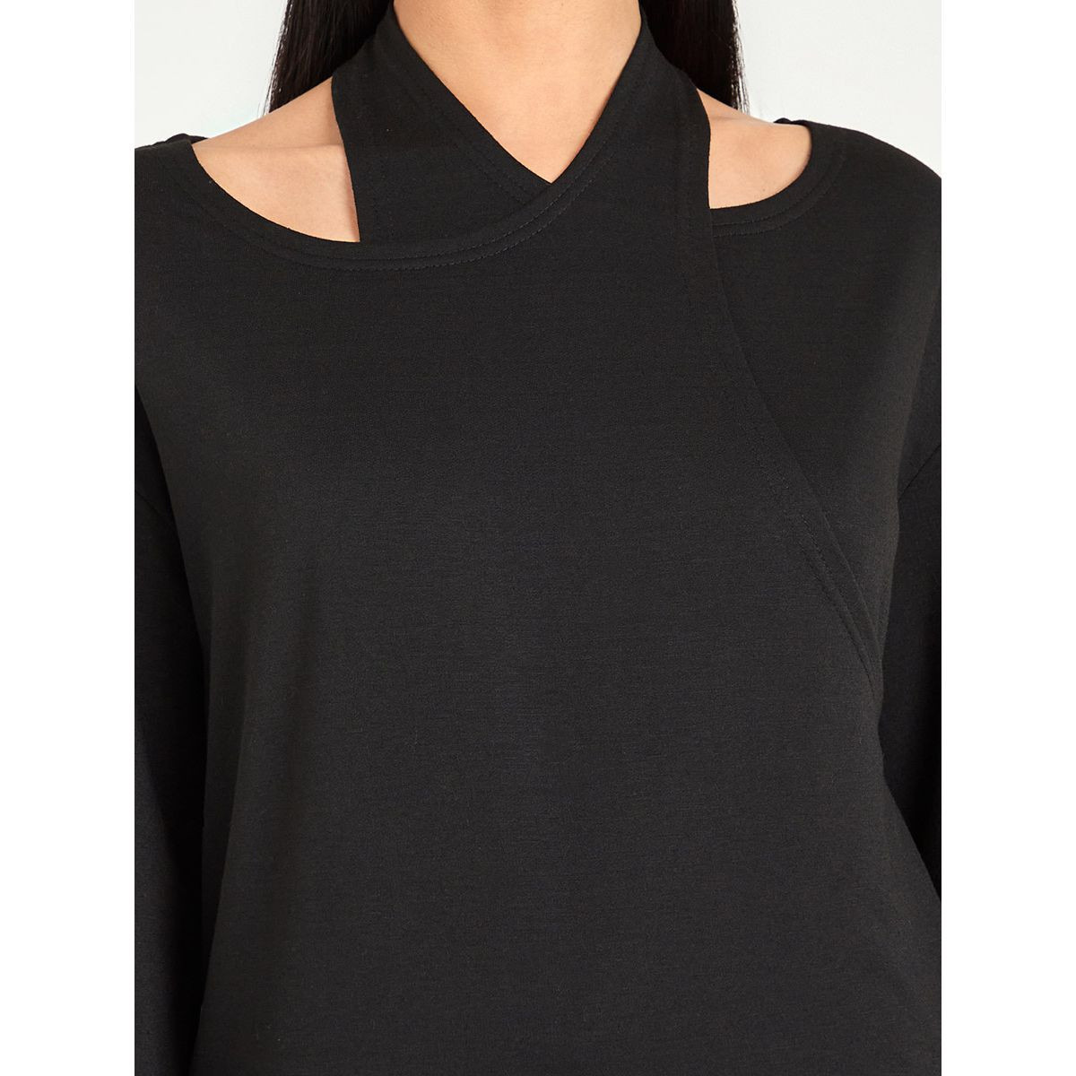 Styli Double Layer Cut Out Detail Long Sleeves Top and Jogger Set-women-clothing-nightwear-pyjamas-longsets-image-3