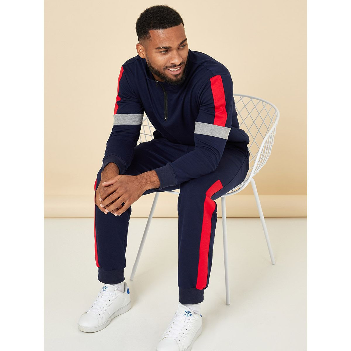 Styli Contrast Panel Tracksuit-men-clothing-sportswearandactivewear-tracksuits-image-1