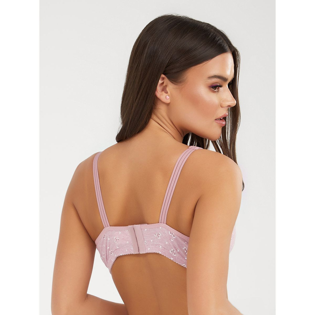 Styli Pack of 2 - Melange Ditsy Floral Print Plunge Bra-women-clothing-lingerie-bras-image-4