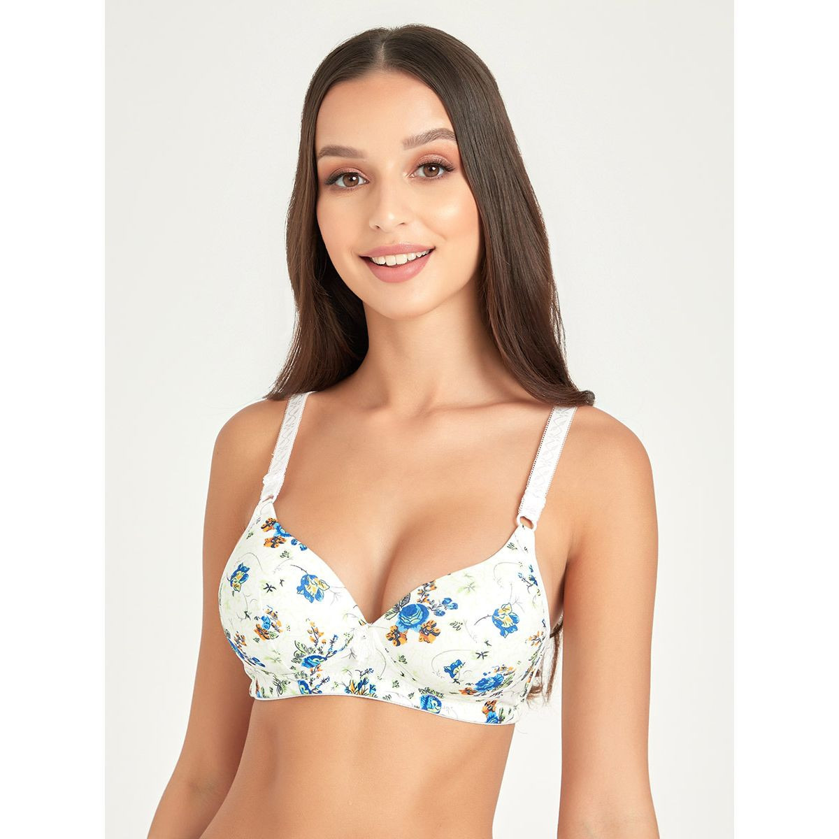 صدرية مطبعة بزهور وياقة عميقة من ستايلي-women-clothing-lingerie-bras-image-1