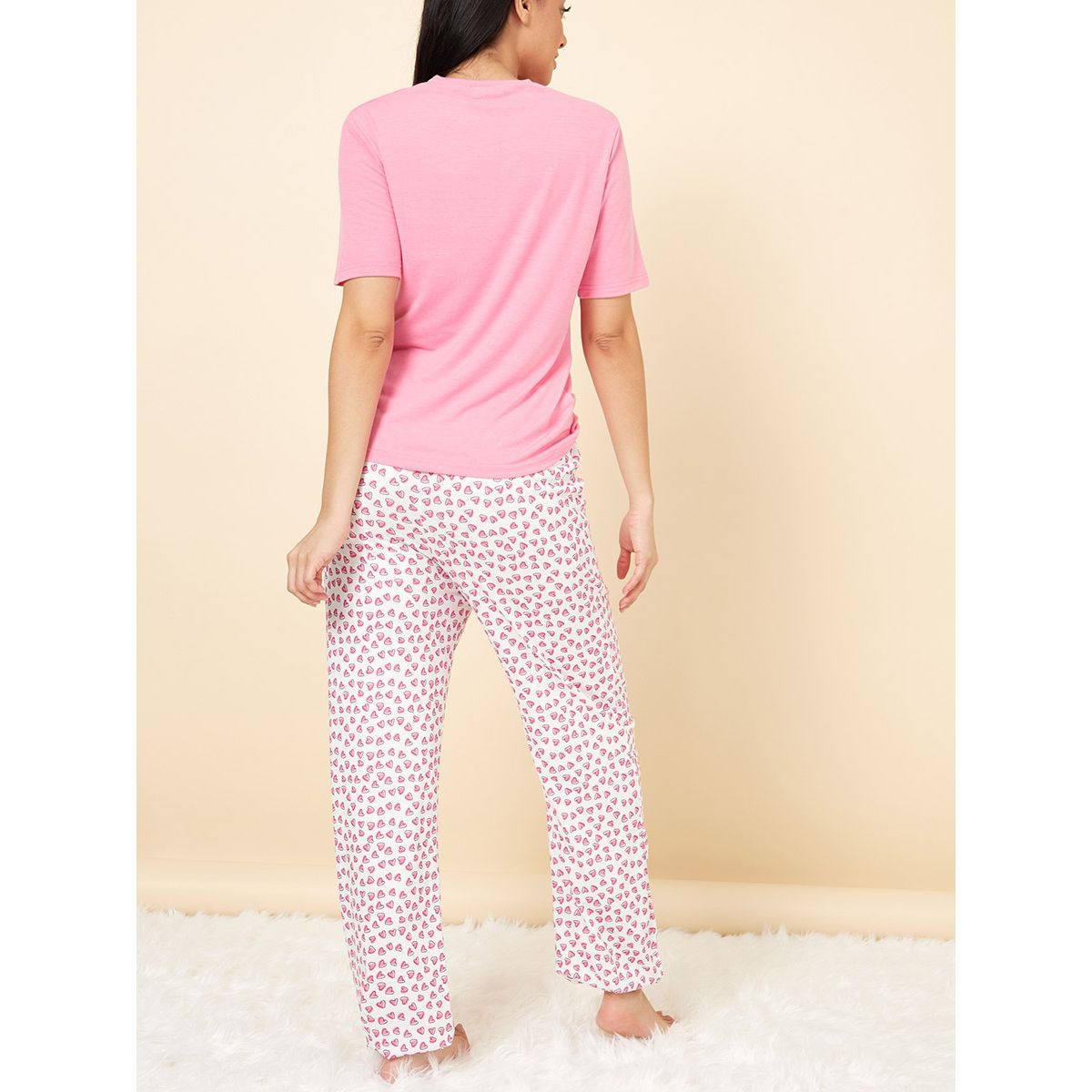 طقم بيجاما ( تيشيرت + بنطال ) من ستايلي-women-clothing-nightwear-pyjamas-longsets-image-6