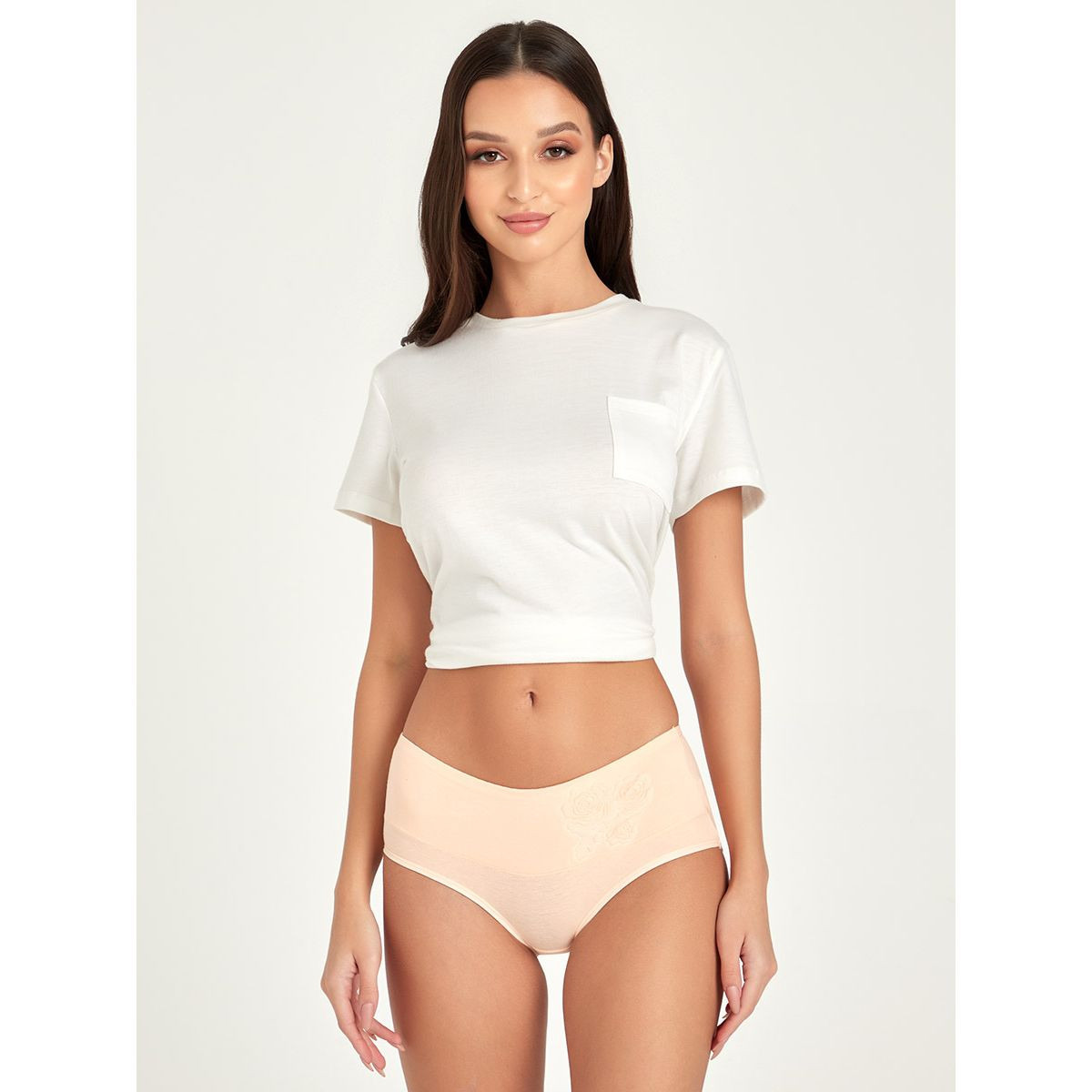مجموعة من 3 سروال داخلي قطني من ستايلي-women-clothing-lingerie-panties-image-2
