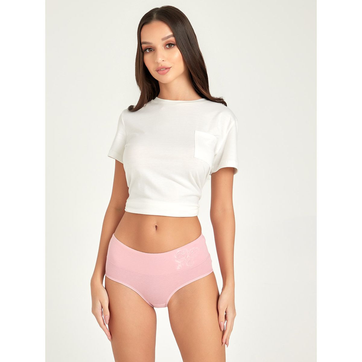 مجموعة من 3 سروال داخلي قطني من ستايلي-women-clothing-lingerie-panties-image-6