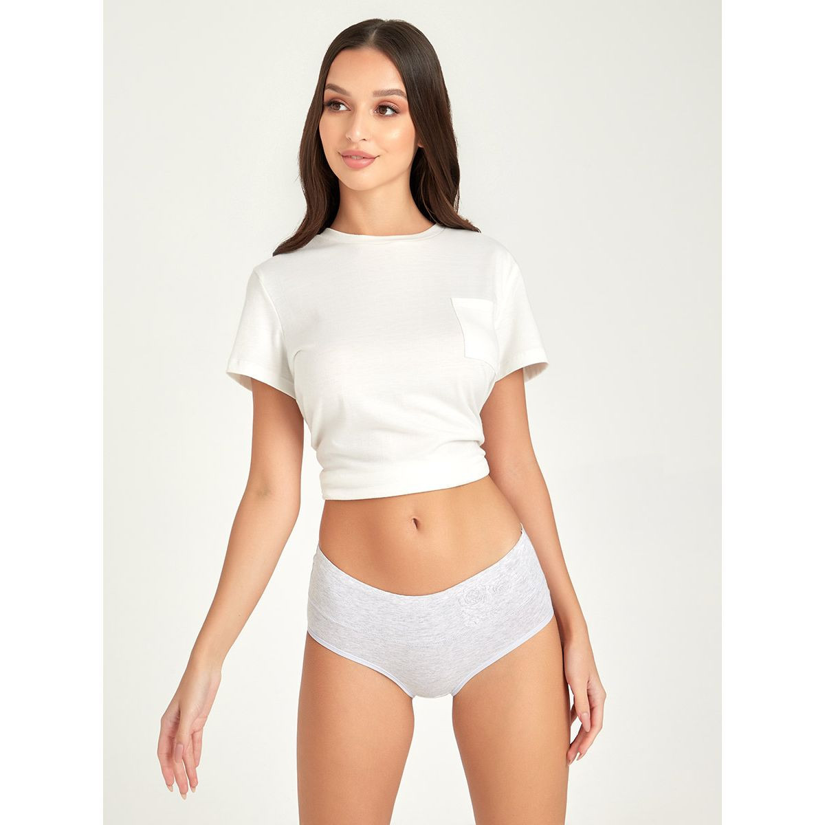 مجموعة من 3 سروال داخلي قطني من ستايلي-women-clothing-lingerie-panties-image-7