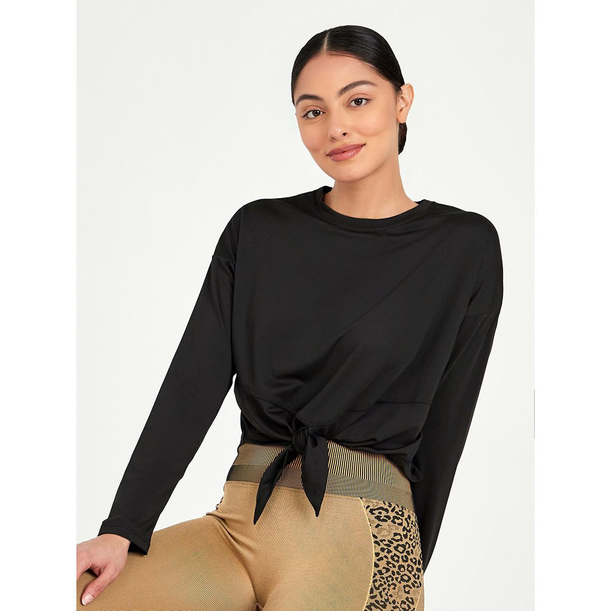 بلوزة رياضية باكمام طويلة من ستايلي-sports-women-clothing-tshirtsandvests-image-1