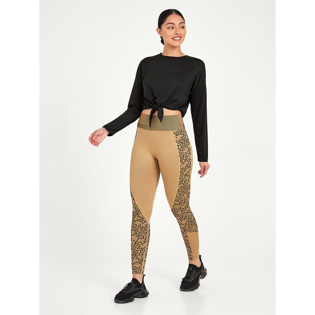 بلوزة رياضية باكمام طويلة من ستايلي-sports-women-clothing-tshirtsandvests-image-2