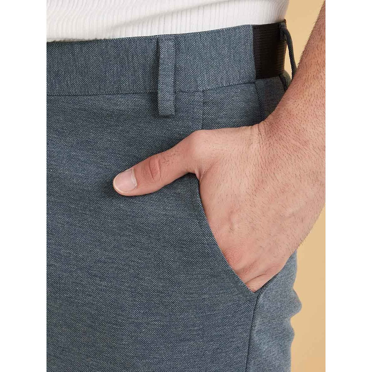 Styli Pique Shorts with Contrast Band Detail-men-clothing-bottoms-shorts-image-4