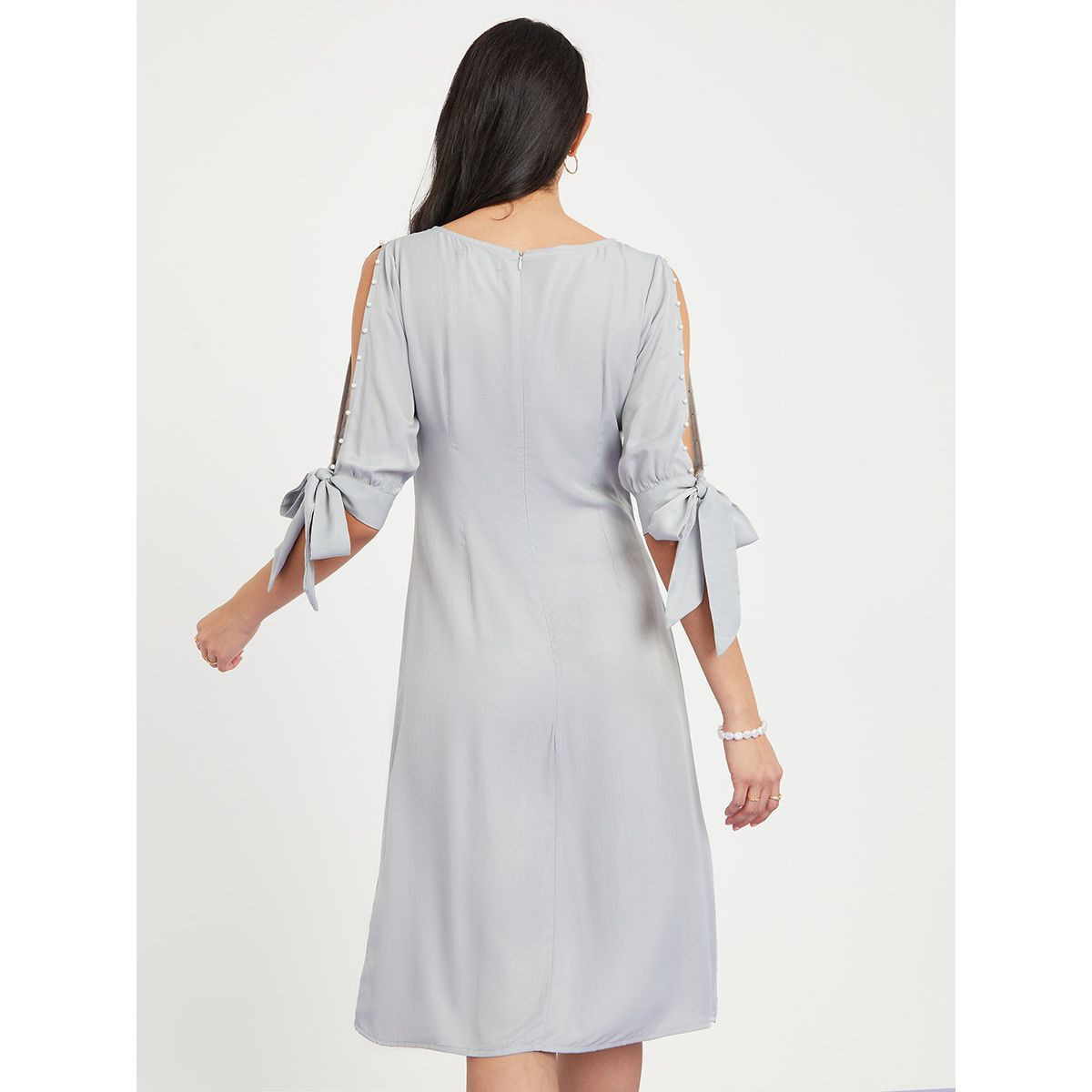 فستان ميدي باكمام واساور من ستايلي-women-clothing-dresses-image-4