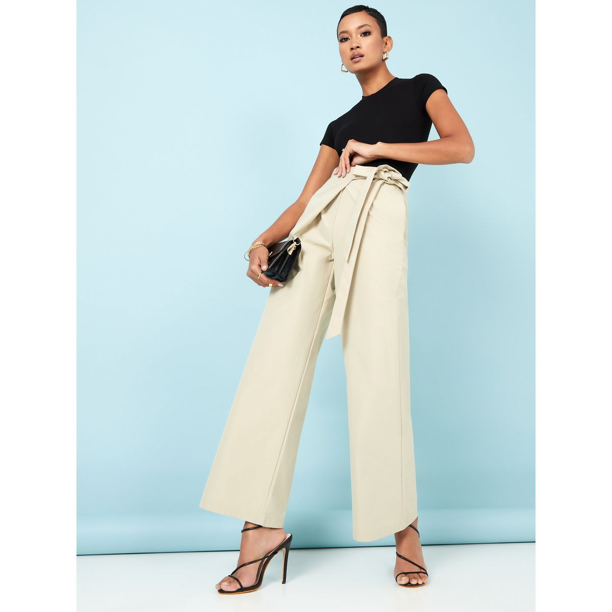 Styli Self Tie Wrap Look Detail Wide Leg Pants-women-clothing-trousers-image-2