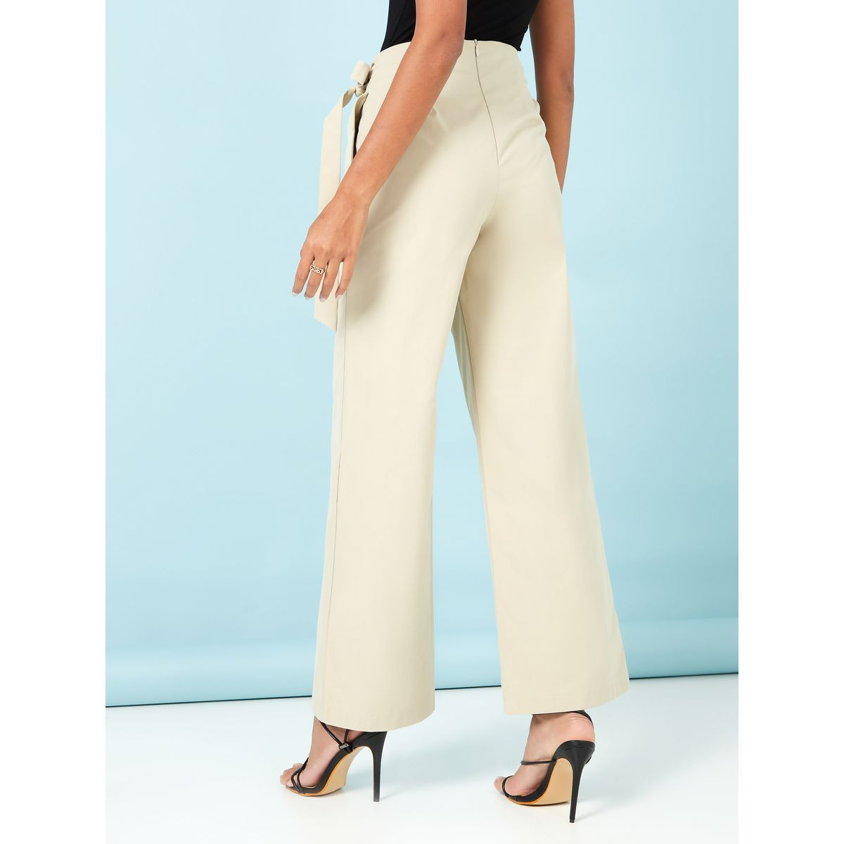 Styli Self Tie Wrap Look Detail Wide Leg Pants-women-clothing-trousers-image-4