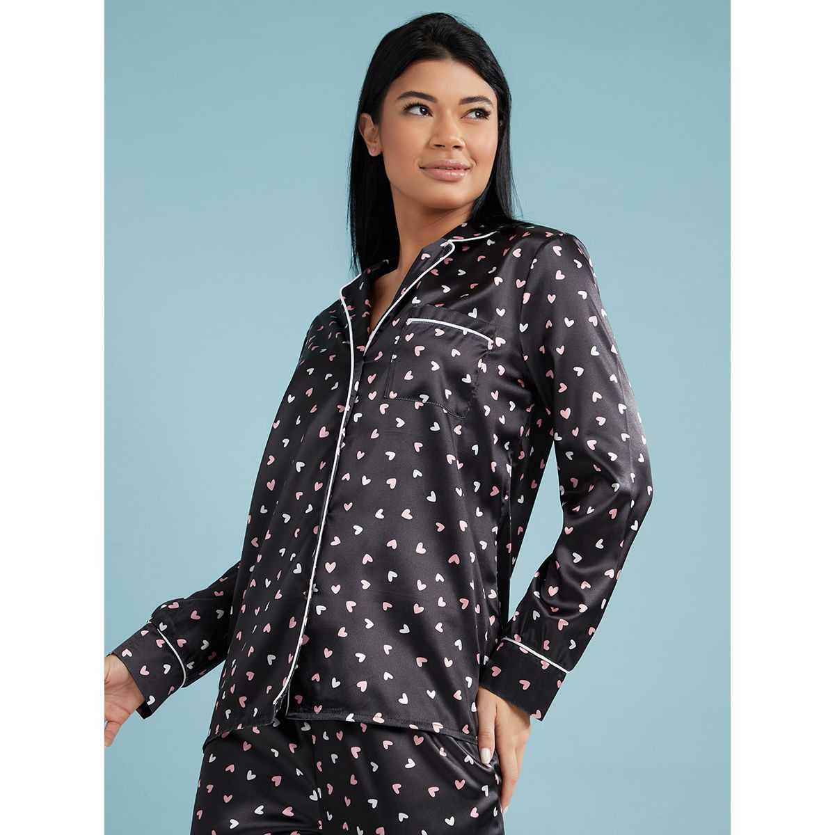 طقم بيجاما من ( بنطال + بلوزة )-women-clothing-nightwear-pyjamas-longsets-image-3