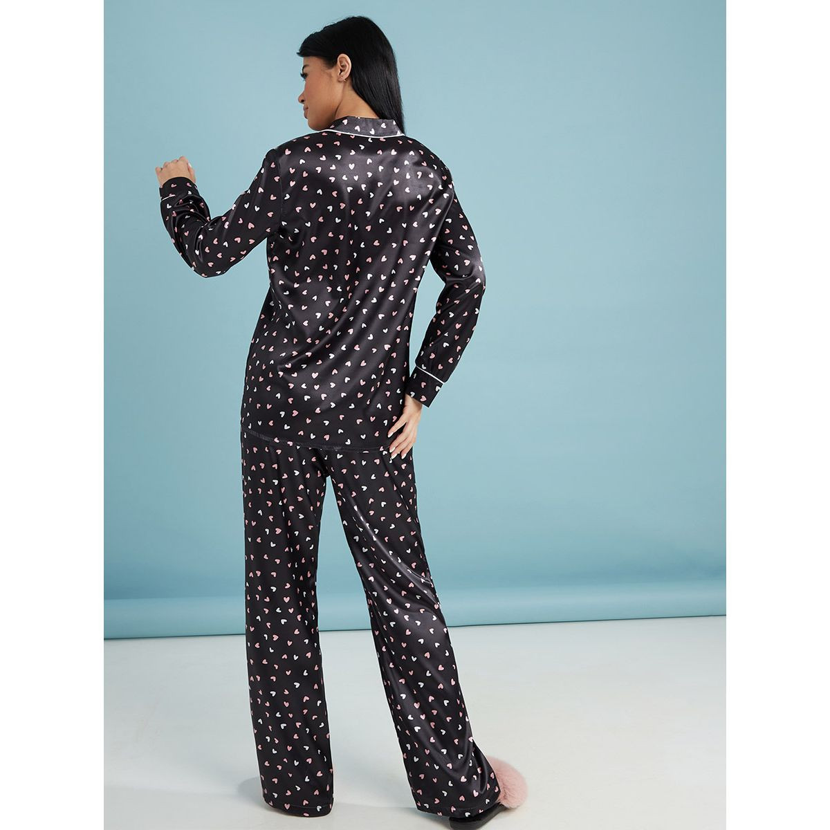 طقم بيجاما من ( بنطال + بلوزة )-women-clothing-nightwear-pyjamas-longsets-image-5