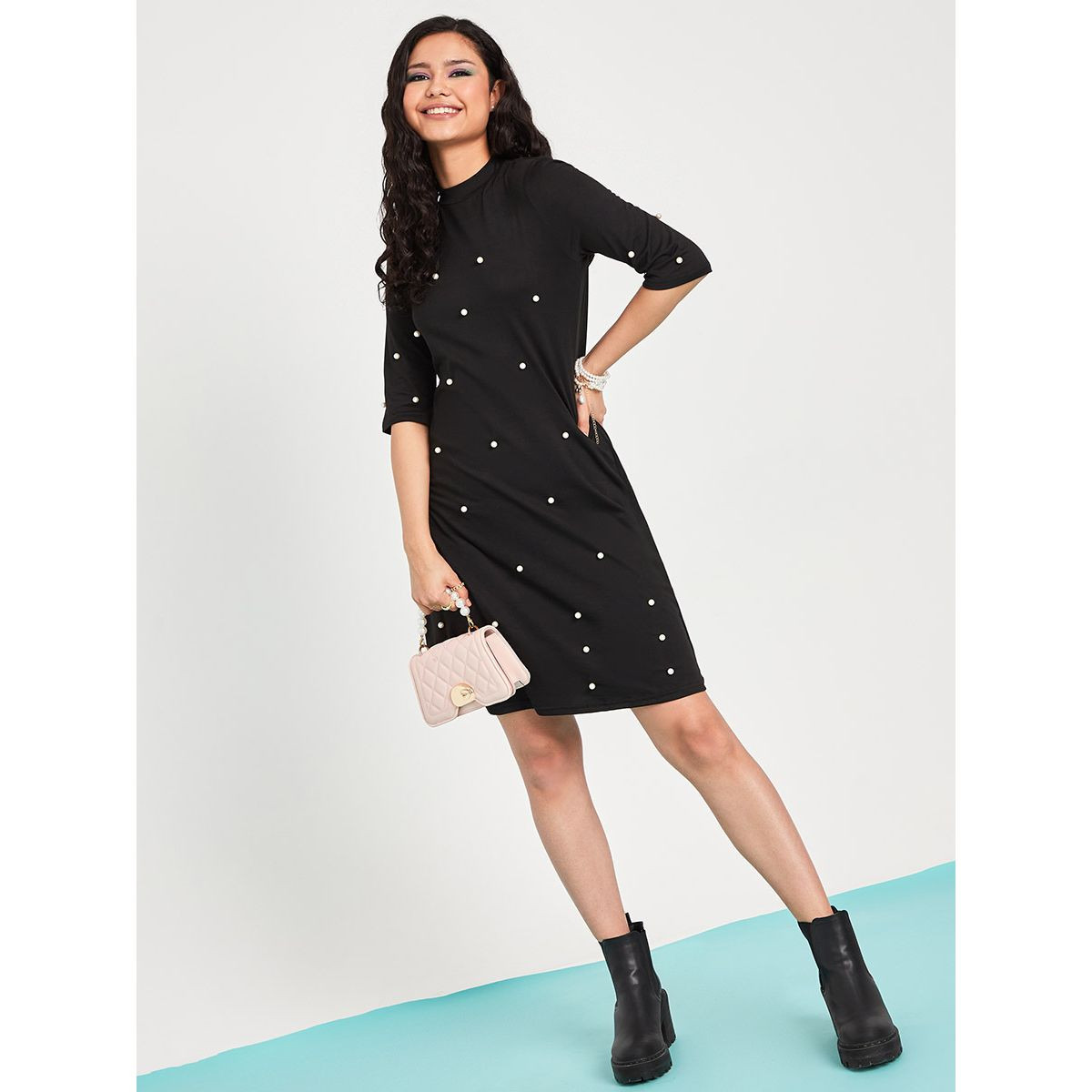 فستان بياقة عالية-women-clothing-dresses-image-2