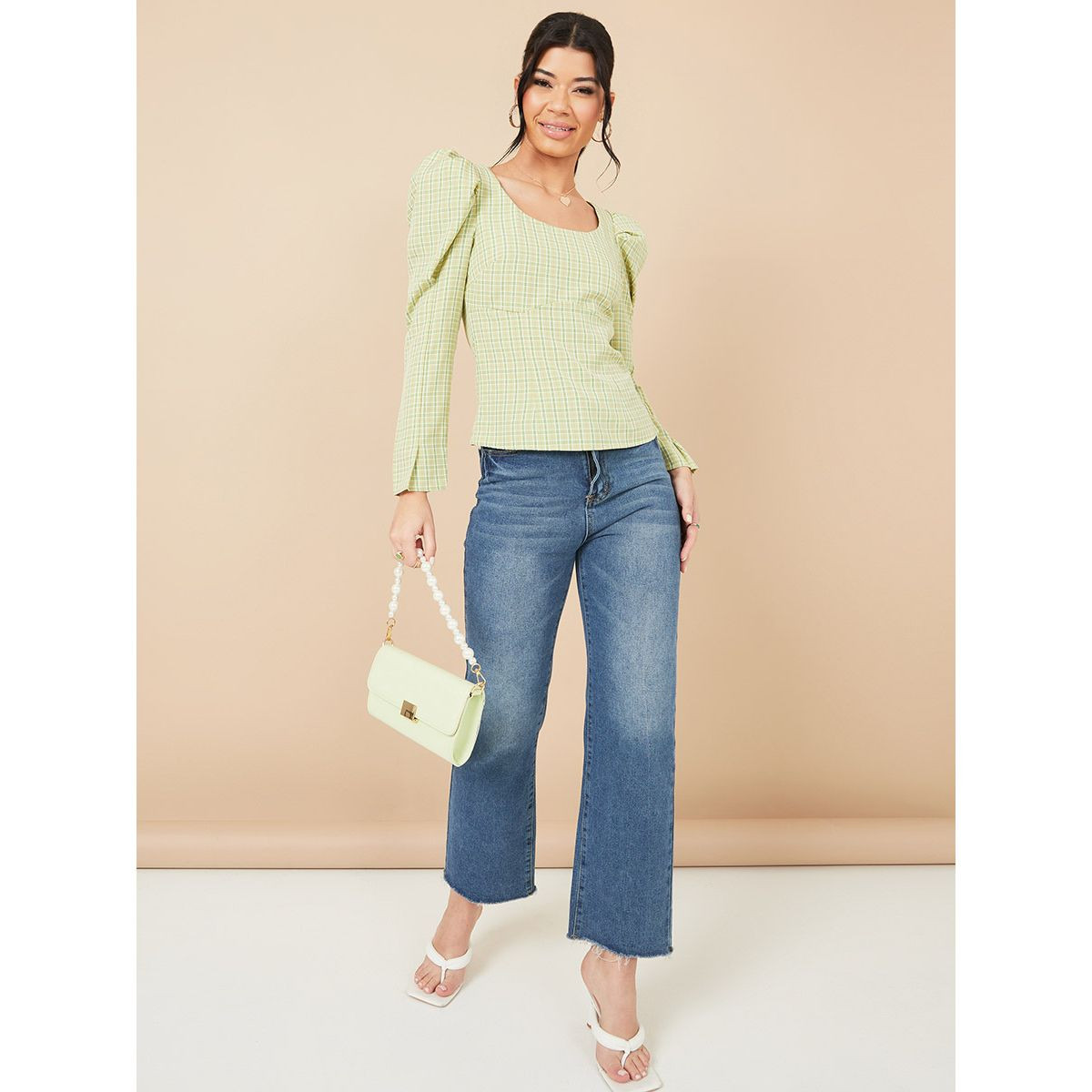 بلوزة باكمام طويلة منفوشة-women-clothing-shirtsandblouses-blouses-image-2