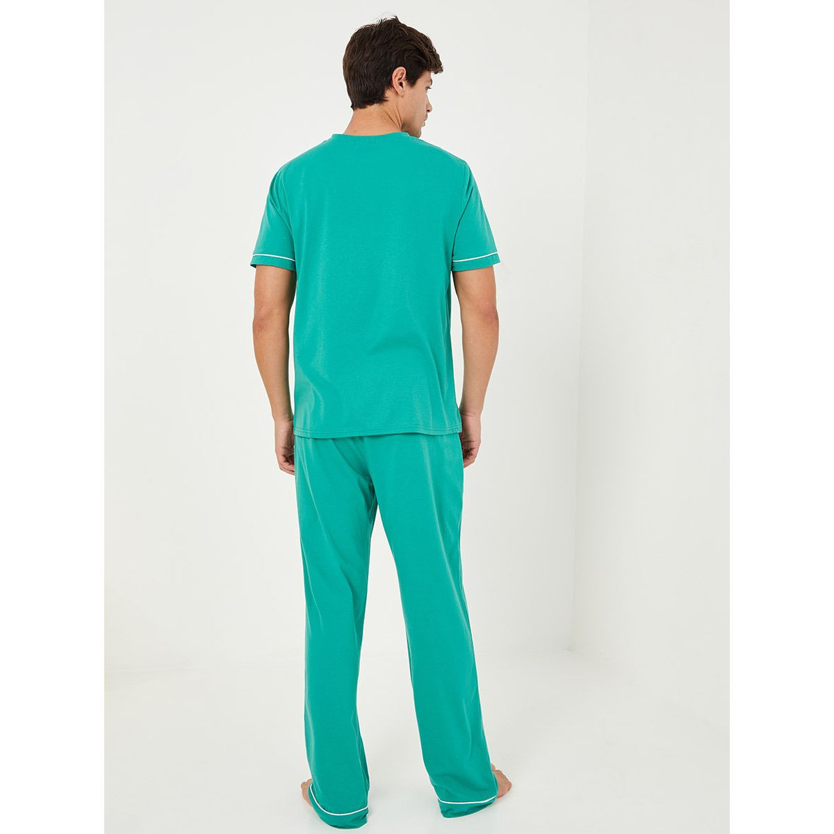 طقم بيجاما من ( تيشيرت + بنطال )-men-clothing-nightwear-sets-image-7