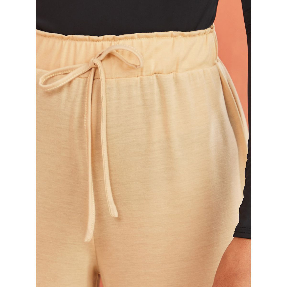 Styli Elastic Waistband Wide Leg Trousers -women-clothing-bottoms-trousers-image-3