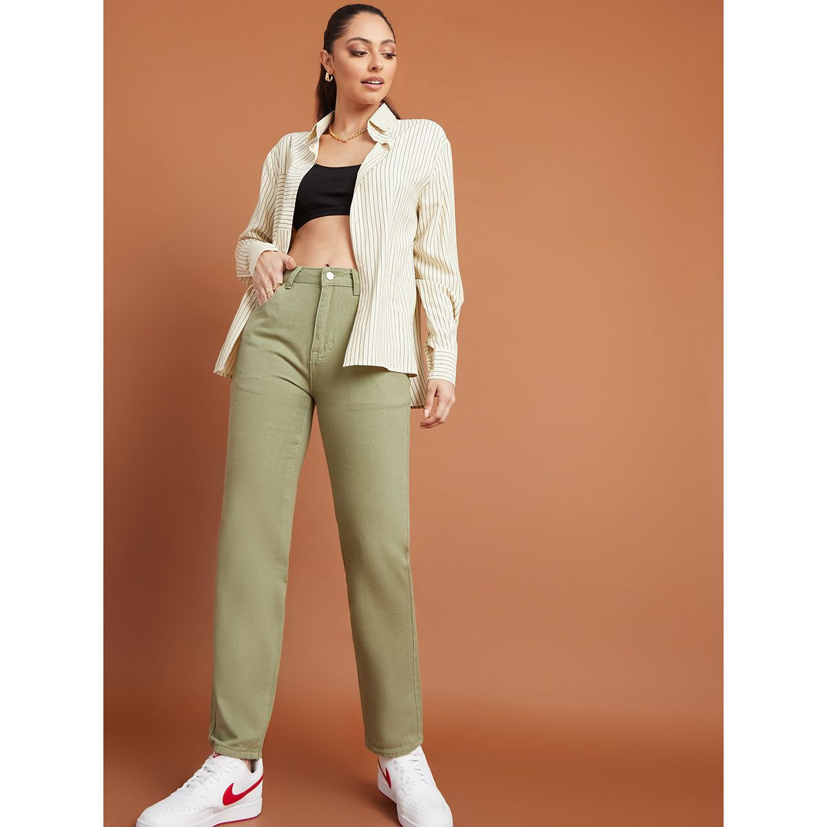 Styli High Rise Straight Leg Jeans-women-clothing-bottoms-jeans-image-2