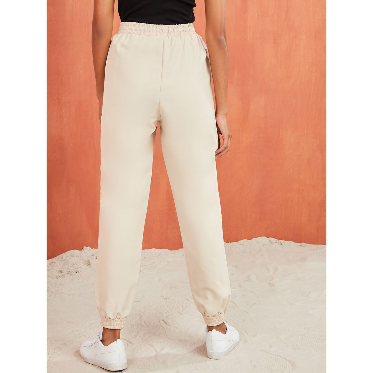 Styli Drawstring Waist Detail Cargo Trouser with Slip Pocket-women-clothing-bottoms-trousers-image-4