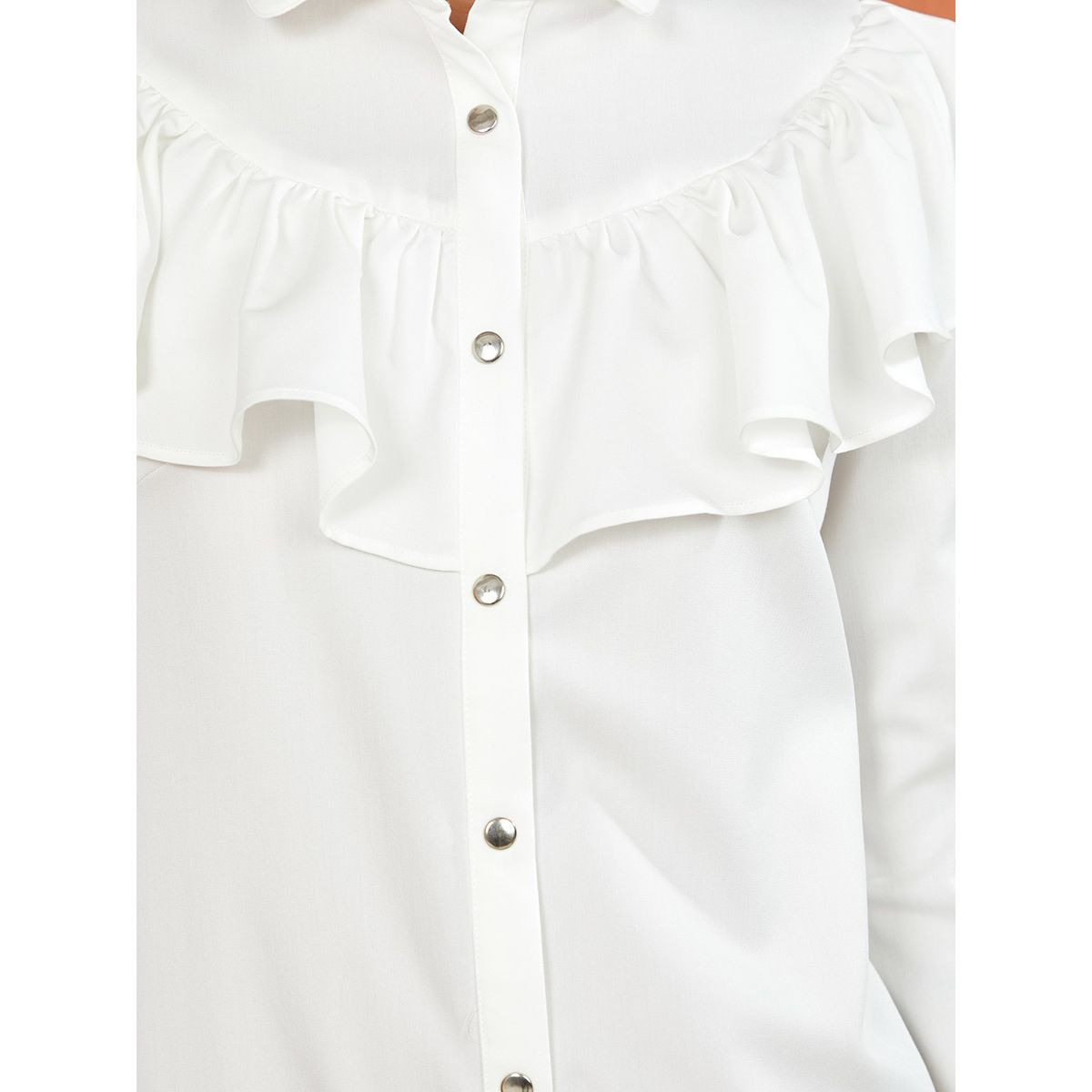 فستان باكمام طويلة وكشكش-women-clothing-dresses-image-3