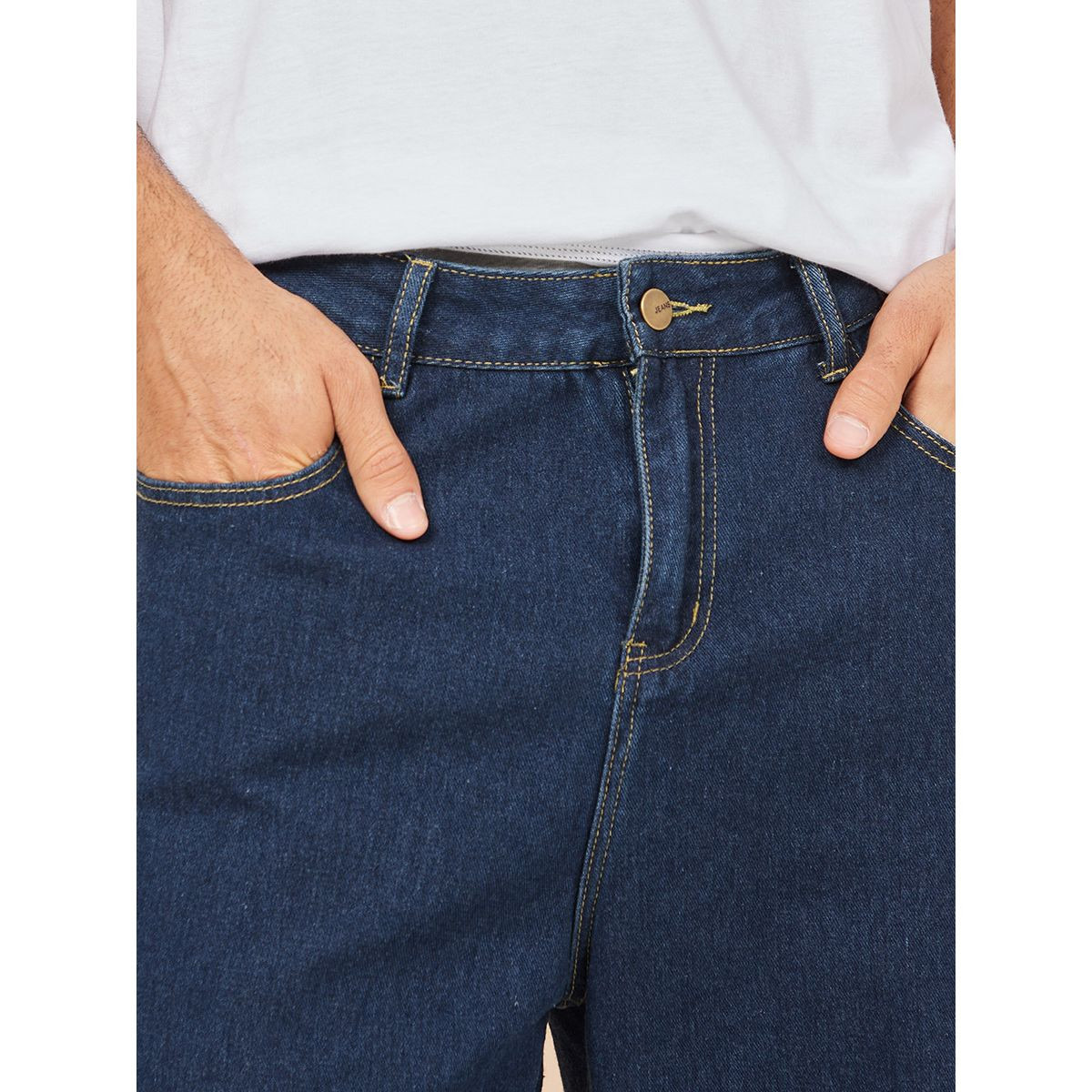 Styli Clean Wash Regular Jeans with Hem Turn Up-men-clothing-jeans-image-3