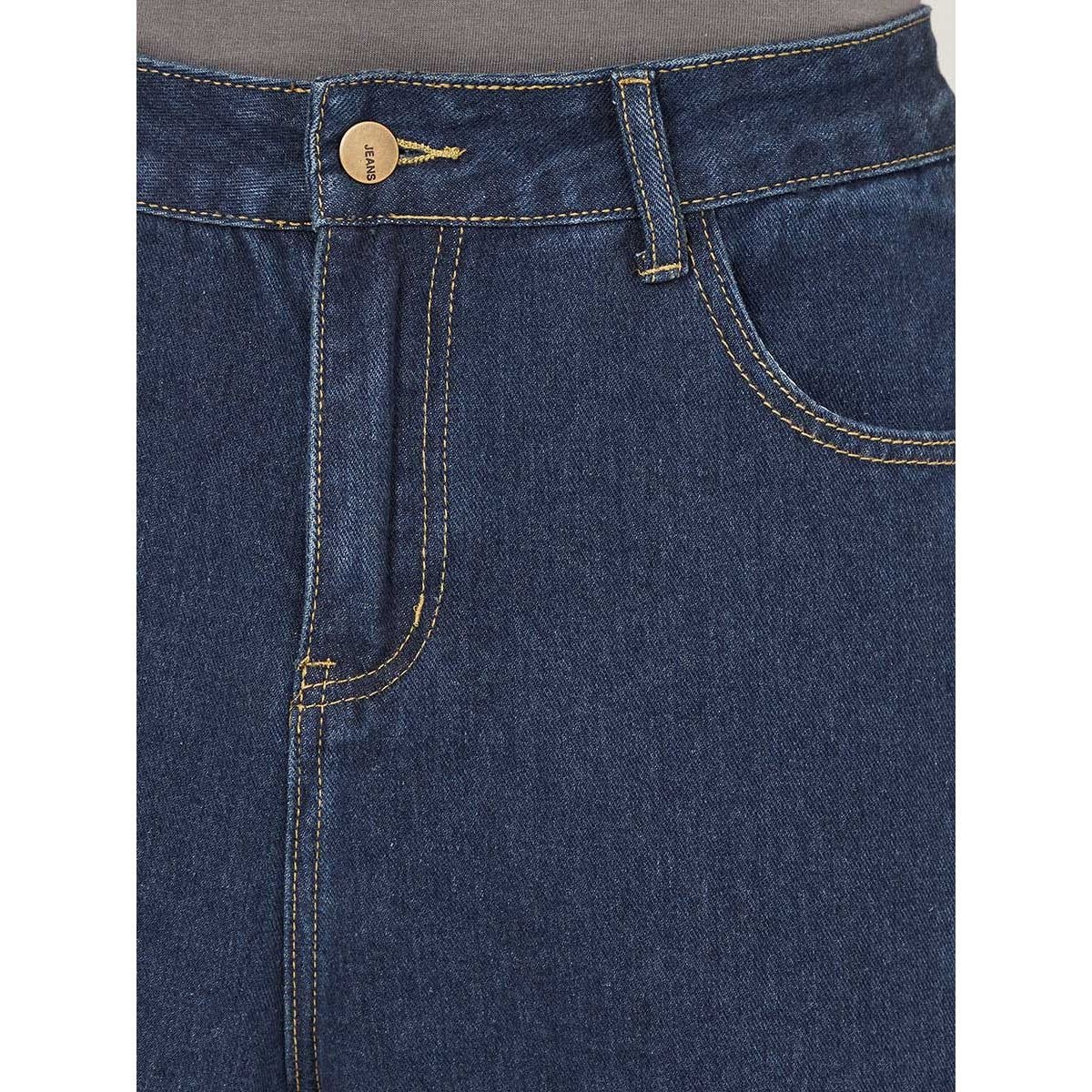 Styli Clean Wash Regular Jeans with Hem Turn Up-men-clothing-jeans-image-7